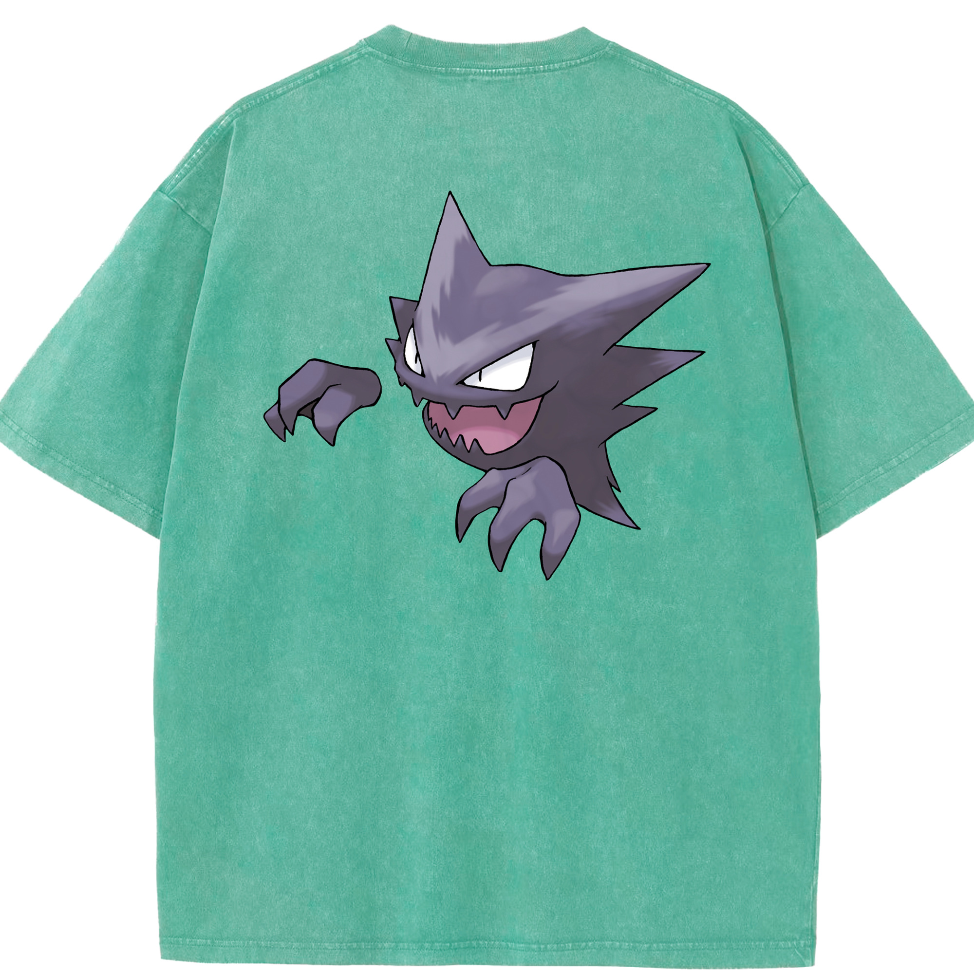 （画像用） ポケットモンスター Pokémon 綿100% ヴィンテージ風 半袖Tシャツ（背面プリント）